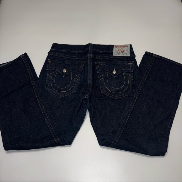 Men's True Religion Ricky jeans dark wash Made In USA 36X34 - Picture 9 of 10